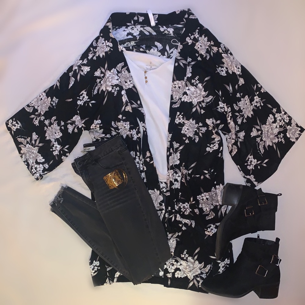 Floral Kimono